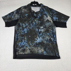 Huk Performance Men's Polo Shirt Size L Fishing Lightweight Stretch Short Sleeve